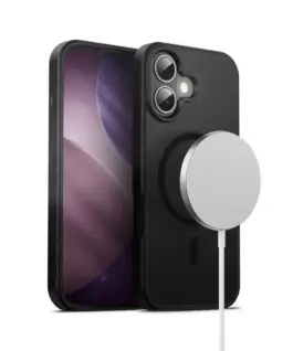 CRONG Case MagSafe iPhone 17 черен hybrid