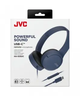 Alternative view of JVC слушалки HA-S33UC blue