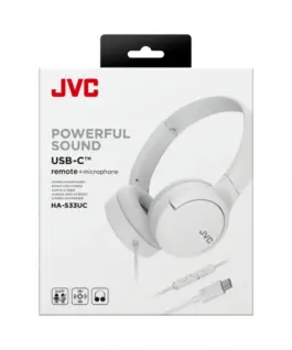 Alternative view of JVC слушалки HA-S33UC бял