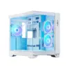 Chieftec кутия за компютър VISIO GM-30W-T G-OP 6xfans ARGB бял