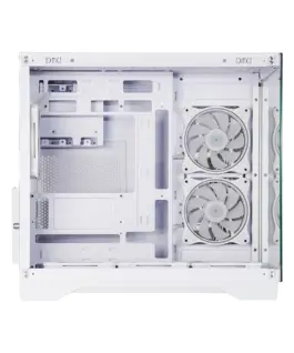 Chieftec кутия за компютър VISIO GM-30W-T G-OP 6xfans ARGB бял