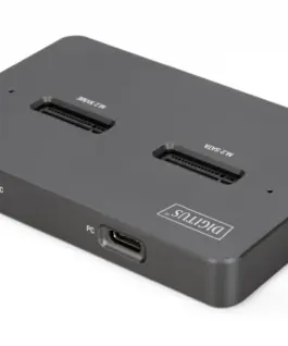 Digitus Docking Station USB-C 3.2 Gen2 for SSD M.2 Duo NVMe and SATA