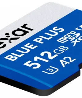 Lexar памет card microSD card 512GB C10 A2 U3 V30 170MB/s син Plus