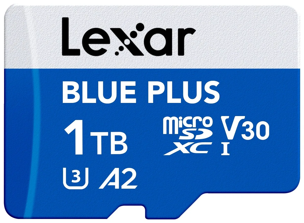 Lexar памет card microSD card 1TB C10 A2 U3 V30 170MB/s син Plus - Image 2