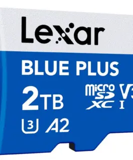 Lexar памет card microSD 2TB C10 A2 U3 V30 170MB/s син Plus