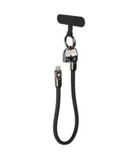 Lanberg Кабел USB-C M/M SMYCZ/BRELOK 0.3M 240W черен