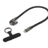 Lanberg Кабел USB-C M/M SMYCZ/BRELOK 0.3M 240W черен