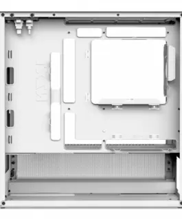 NZXT кутия за компютър H3 Flow mATX mini Tower бял