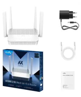 Cudy Router AX3000 2.5G Wi-Fi 6 Mesh PoE