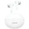 USAMS Bluetooth слушалки TWS E02 ANC+ENC бял