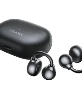 USAMS Bluetooth слушалки R02 Clip-on сив