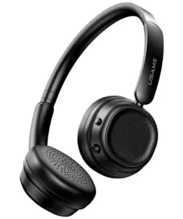 USAMS Bluetooth слушалки 5.3 SR01 ANC черен
