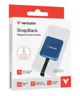 Verbatim SnapBack Magnetic SSD син MagSave 1TB