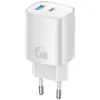 USAMS зарядно T66 45W GaN CC290 USB-A + USB-C