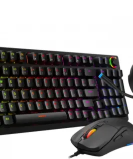 YENKEE Gamingкомплект Premium YGS 03 3in1 keyboard mouse слушалки