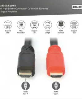 Digitus HDMI High Speed with Ethernet кабел за връзка
