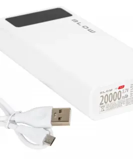 BLOW Blow външна батерия PB20E QC PD 20W 20kmAh LTG бял