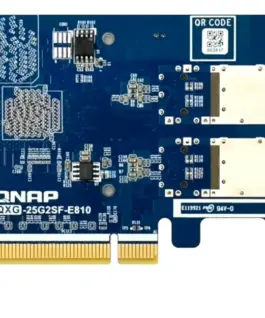 Alternative view of QNAP Network card QXG-25G2SF-E810 2 port 25GbE NIC