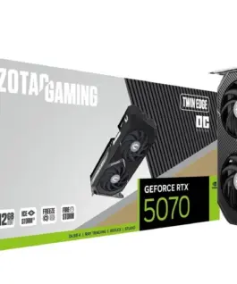 ZOTAC видео карта GeForce RTX 5070 TWIN EDGE OC 12GB GDDR7 192bit 3DP/HDMI