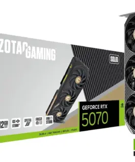 Alternative view of ZOTAC видео карта GeForce RTX 5070 SOLID 12GB GDDR7 192bit 3DP/HDMI