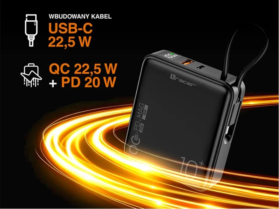 Tracer външна батерия Scout 1000mAh MAG+PD+QC - Image 3