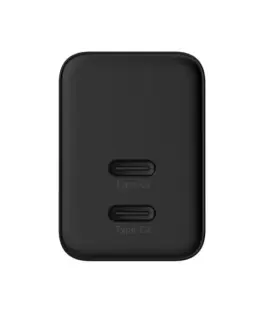 CRONG Mains зарядно 2xUSB-C 35W PD 3.0 z PPS черен