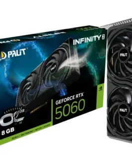 Palit видео карта GeForce RTX 5060 INFINITY 2 OC 8GB GDDR7 128bit 3DP/HDMI