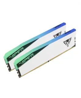 Alternative view of Patriot памет DDR5 Viper Elite 5 RGB 32GB/6000 (2x16GB) C30 бял