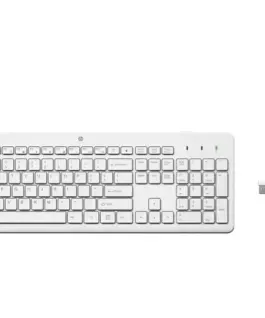 HyperX Klawiatura z myszą HP 230 Combo Bezкабелна Biała 3L1F0AA#ABB