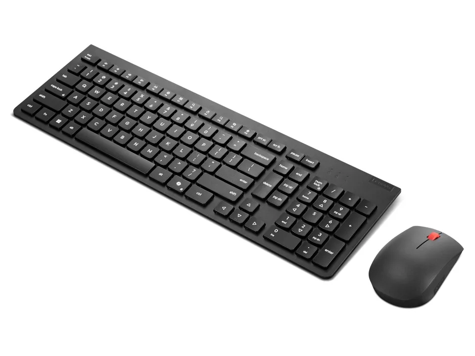 Lenovo Keyboard and мишка Combo Essential Wiчервен Gen2 черен-US_English