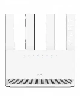 Cudy Router WR3600 BE3600 Gigabit Dual Band Wi-Fi 7 Router 4 x 10/100/1000Mbps Ports 4 x 5dBi fixed antennas WiFi router/AP/ Repeater/