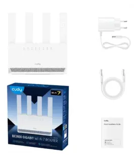 Cudy Router WR3600 BE3600 Gigabit Dual Band Wi-Fi 7 Router 4 x 10/100/1000Mbps Ports