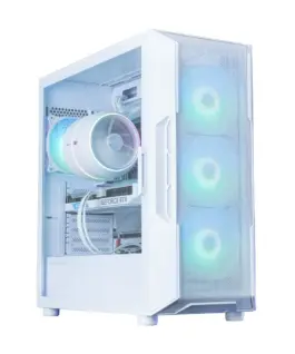 Zalman кутия за компютър I3 NEO V2 Mid Tower ARGB fan x4 бял
