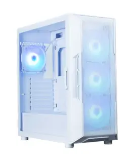 Zalman кутия за компютър I3 NEO V2 Mid Tower ARGB fan x4 бял