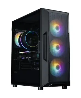 Zalman кутия за компютър I3 NEO V2 Mid Tower RGB fan x4 черен
