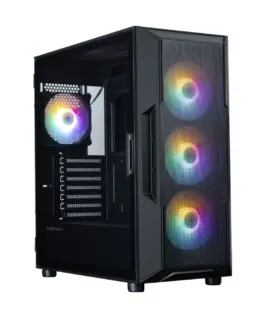 Zalman кутия за компютър I3 NEO V2 Mid Tower RGB fan x4