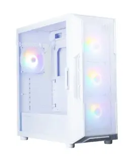 Zalman кутия за компютър I3 NEO V2 Mid Tower RGB fan x4 бял