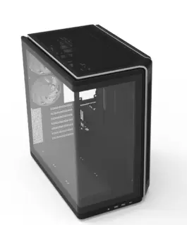 Alternative view of Zalman кутия за компютър P60 Mid-Tower 5x ARGB fans черен