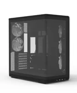 Zalman кутия за компютър P60 Mid-Tower 5x ARGB fans черен