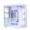 Zalman кутия за компютър P60 Mid-Tower 5x ARGB fans бял