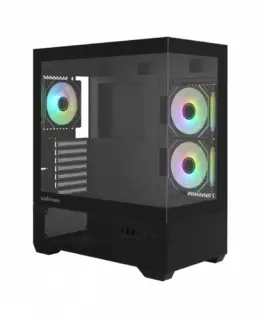 Zalman кутия за компютър CHRONIX V2 Mid Tower ARGB fan x3 черен