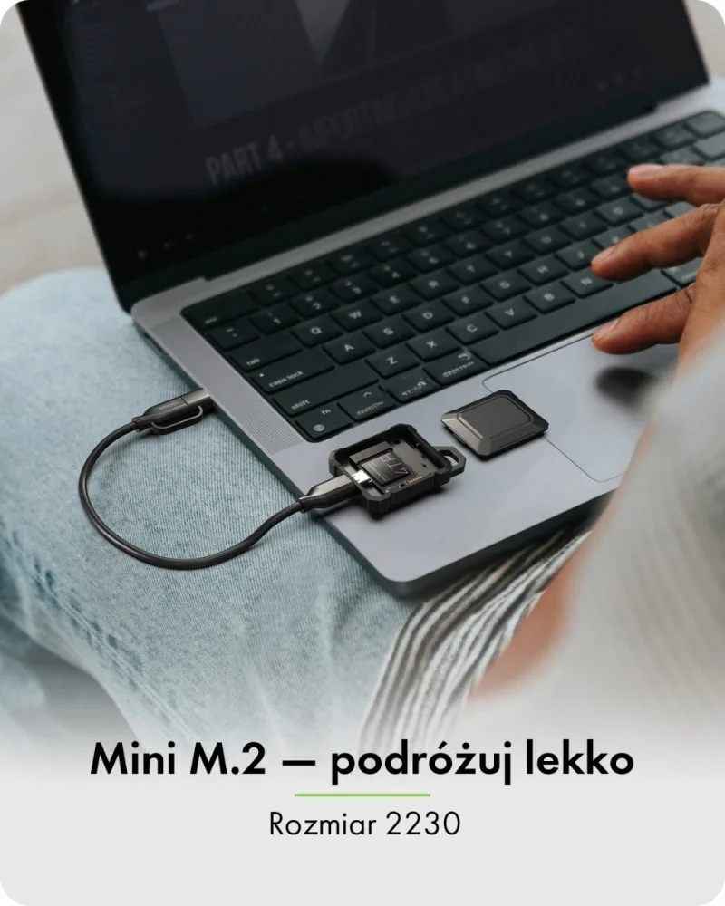 IcyBox IB-1601MP-CU31 Mini M.2 NVME Enclosure - Image 5
