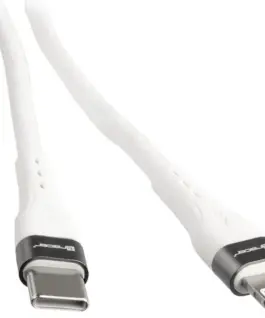 Tracer кабел Type C – Lightning 1m бял