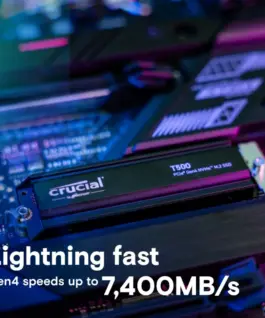 Alternative view of Crucial SSD T500 4TB M.2 NVMe 2280 PCIe 4.0 7000/6900 Radiator