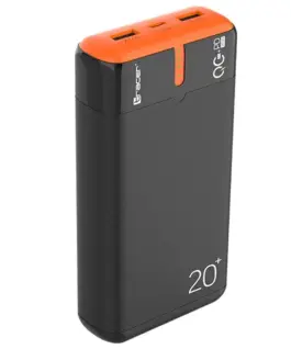 Tracer външна батерия Tracer EnerG en 20000mAh PD+QC3.0 черен-оранжев