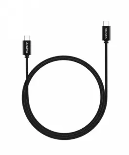 Adata кабел USB-C to USB-C 2.0/100W 100cm черен