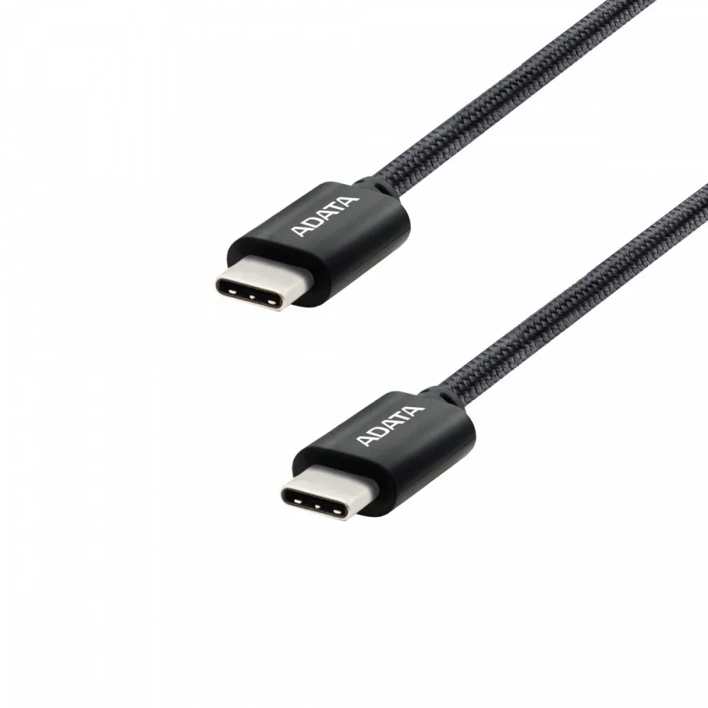 Adata кабел USB-C to USB-C 2.0/100W 200cm черен - Image 2