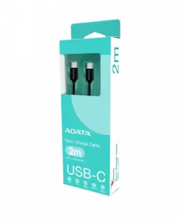 Adata кабел USB-C to USB-C 2.0/100W 200cm черен