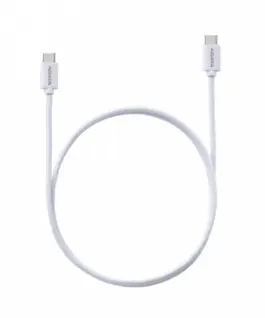 Adata кабел USB-C to USB-C 2.0/100W 200cm бял