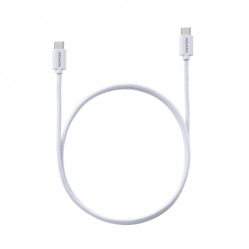 Adata кабел USB-C to USB-C 2.0/100W 200cm бял - Image 4